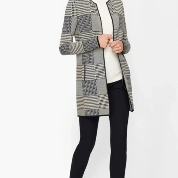 Talbots double knit open front women's cardigan sweaters size XLP - Picture 1 of 11